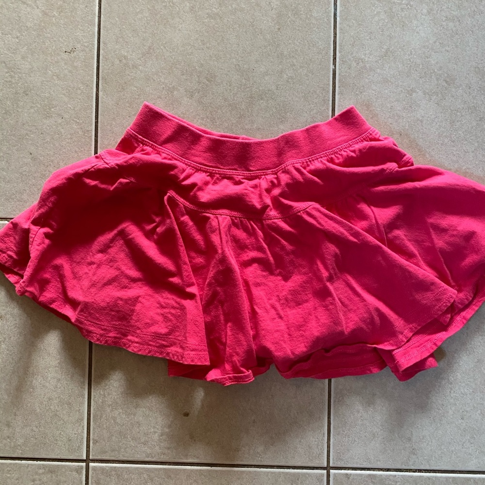 girls size 10/12 hot pink skort